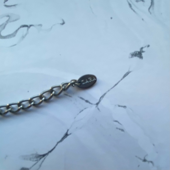 Zara - Silver Statement Necklace - Heavy - Picture 4 of 5